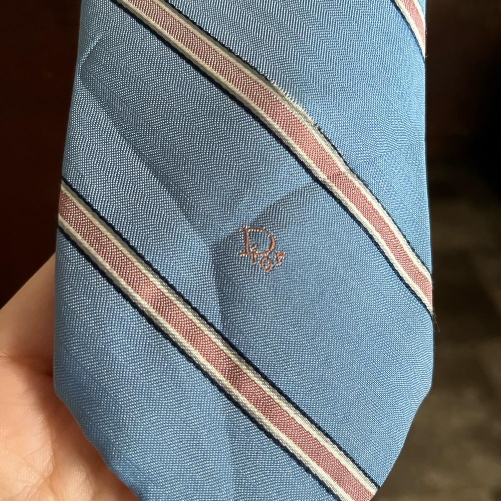 Blue Striped Tie by Ralph Lauren